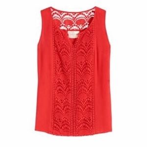 Skies are Blue Azazel Crochet Detail Top